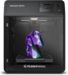 FLASHFORGE AD5M Pro 3D Printer 600mm/s High Speed & Precision, Full-Auto Calibration w