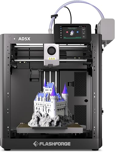 FLASHFORGE AD5X Multi-Color 3D Printer with IFS,Fully Auto Leveling FD — Our hands-on testing setup for how to level a 3d printer 