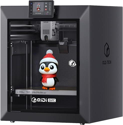 QIDI Q2C 3D Printer, Enclosed FDM with New Generation Leveling Sensor — Real-world performance testing in action