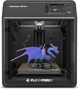 FLASHFORGE AD5M Pro 3D Printer, CoreXY 600 mm/s Printing Speed, 0.4 & 0.6mm 3s Quick-S
