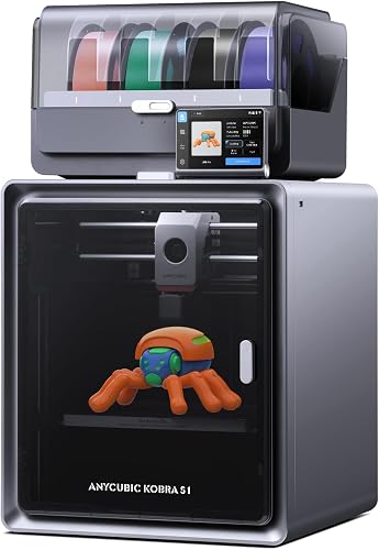 Anycubic Multicolor 3D Printer, Kobra S1 Combo Core XY Stable Structur — Our recommended configuration for best results
