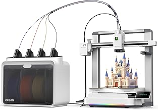 Creality SPARKX I7 Combo 3D Printer, Multi Color with CFS Lite AI Photo to 3D Printing 500mm/s High Speed Auto-Leveling RGB Light 95% Pre-Assemble Essential Parts Low Noise 10.24×10.24×10 inch