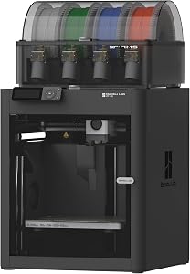 Bambu Lab P1S Combo, P1S 3D Printer and AMS, Support Up to 16 Colors/Multi Materials, 500m