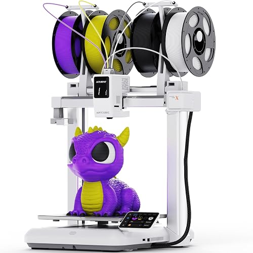 ANYCUBIC Kobra X Fast 3D Printer, Native 4-Color & 19-Color Maximum with 4 ACE 2 Pro, High Speed, Large Build Volume 260<em>260</em>260mm, FDM with Auto Leveling for Print Farm Bulk Production Model Sellers