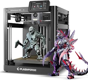 FLASHFORGE 3D Printer AD5M, 1-Click Full-Auto Calibration 600mm/s Fast Printing, CoreXY Hi