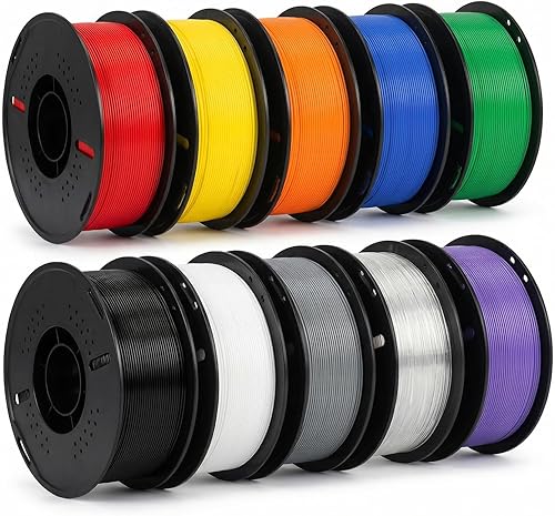Epelay 10KG Multicolor PLA+ 3D Printer Filament Bundle, 1.75mm, 10 Col — Side-by-side comparison of top picks in this category