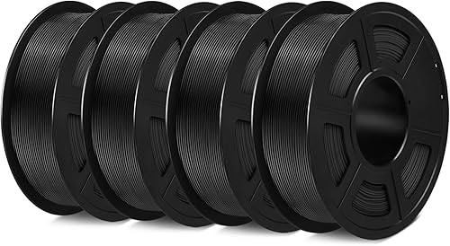 SUNLU PETG Filament 1.75mm 4KG Bundle (4x1kg Black),Good Layer Adhesio — Real-world performance testing in action