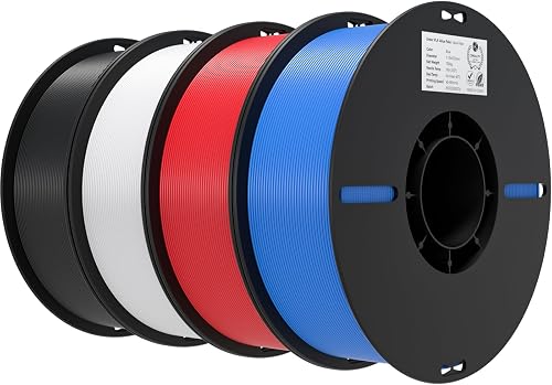 Creality 3D Printer Filament 1.75mm 4KG, PLA Filament Bulk +/- 0.02mm, — Real-world performance testing in action