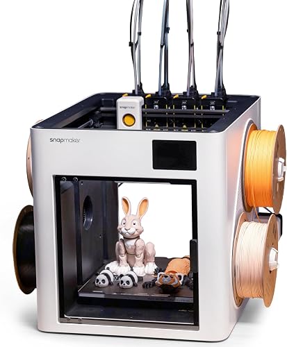 Snapmaker U1 3D Printer Multi Color,4 Toolhead with 5 Seconds Tool Cha — Our hands-on testing setup for prusa mk4 vs bambu lab p1s