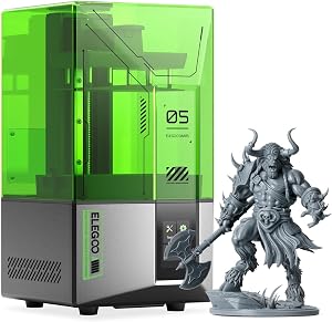 ELEGOO Mars 5 Resin 3D Printer with 4K Mono LCD,Automatic Leveling, Desktop 3D Printer wit
