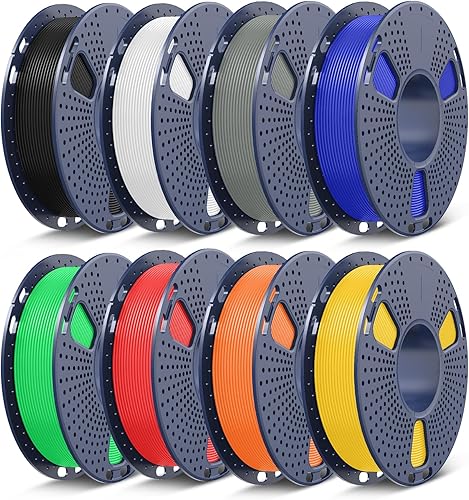 SUNLU PLA+ Filament Bundle, Christmas Gift, 3D Printer Filament Bundle — Real-world performance testing in action