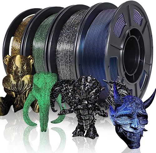 YOUSU 3D Printer Filament Galaxy PLA Filament 1.75mm, 3D Printing Fila — Build quality and design details up close