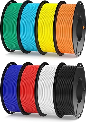 ELEGOO 250g PLA Plus Filament Bundle 1.75mm, 8 Colors 3D Printer Filam — Our recommended configuration for best results