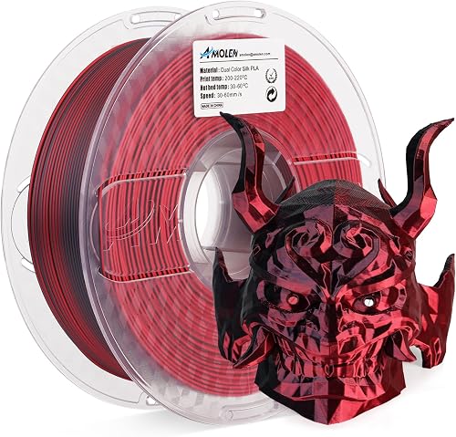 AMOLEN Silk PLA 3D Printer Filament, Silk Dual Color Red Black PLA Fil — Our hands-on testing setup for anycubic kobra 2 pro revie
