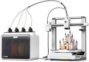 Creality SPARKX I7 Combo 3D Printer, Multi Color with CFS Lite AI Photo to 3D Printing 500mm/s High Speed Auto-Leveling RGB Light 95% Pre-Assemble Essential Parts Low Noise 10.24×10.24×10 inch