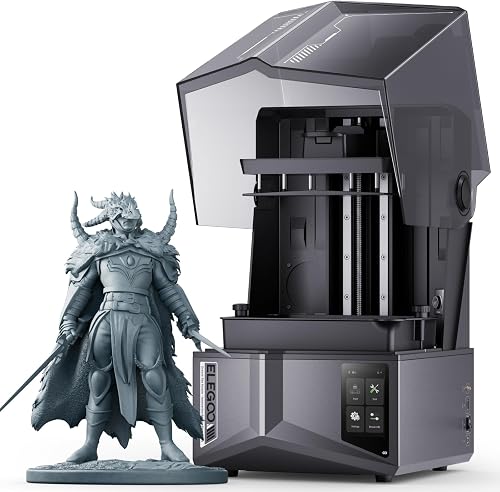 ELEGOO Saturn 4 Ultra 12K Resin 3D Printer | Smart Automatic Leveling, 10-Inch 12K Monochrome LCD, 150mm/h Faster Printing Speed, 8.62 × 4.84 × 8.66 Inch Print Size